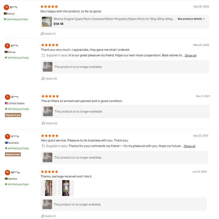 Customer review 1